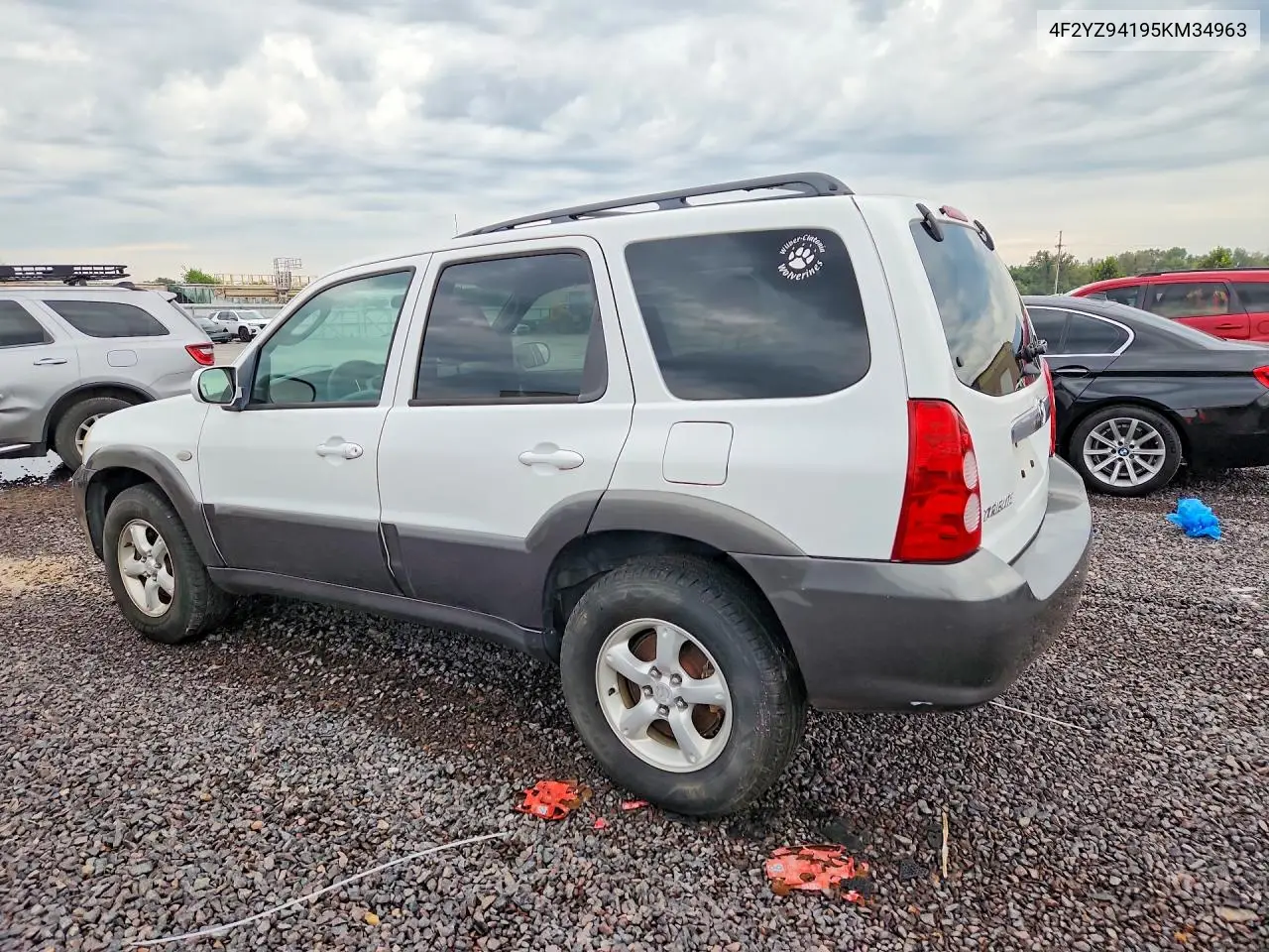 2005 MAZDA TRIBUTE VIN 4F2YZ94195KM34963 — фото 2