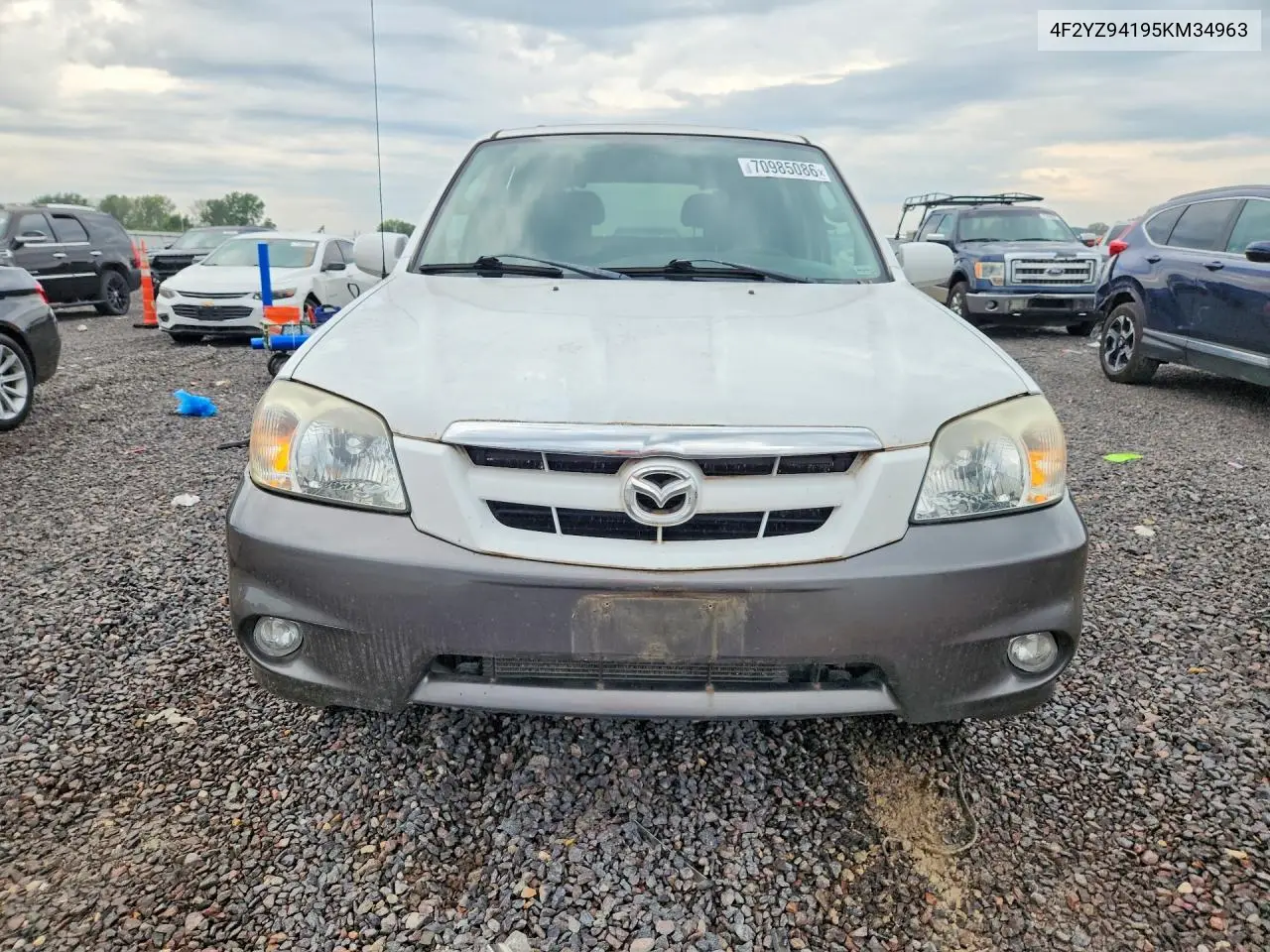 2005 MAZDA TRIBUTE VIN 4F2YZ94195KM34963 — фото 5