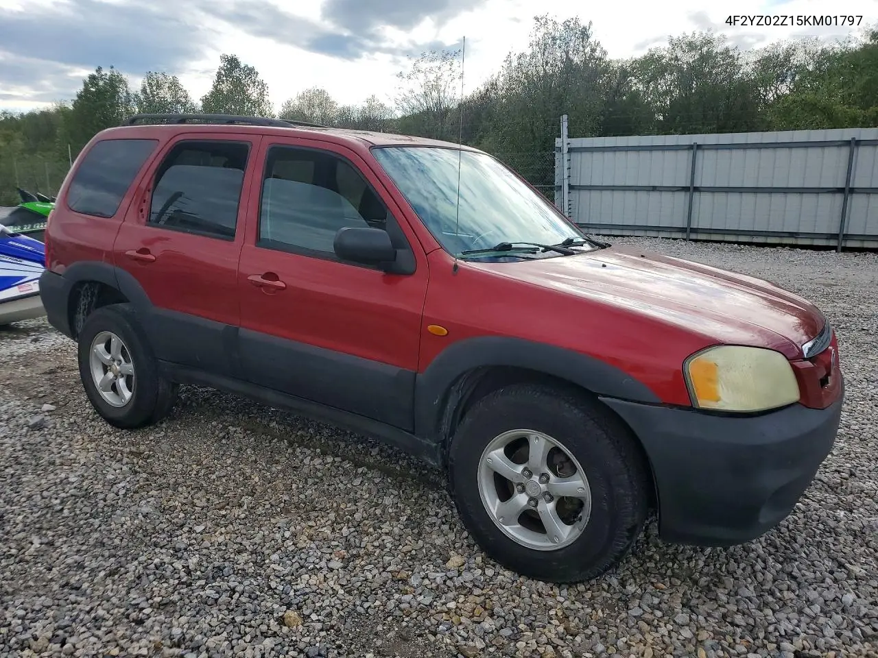 2005 MAZDA TRIBUTE VIN 4F2YZ02Z15KM01797 — фото 4