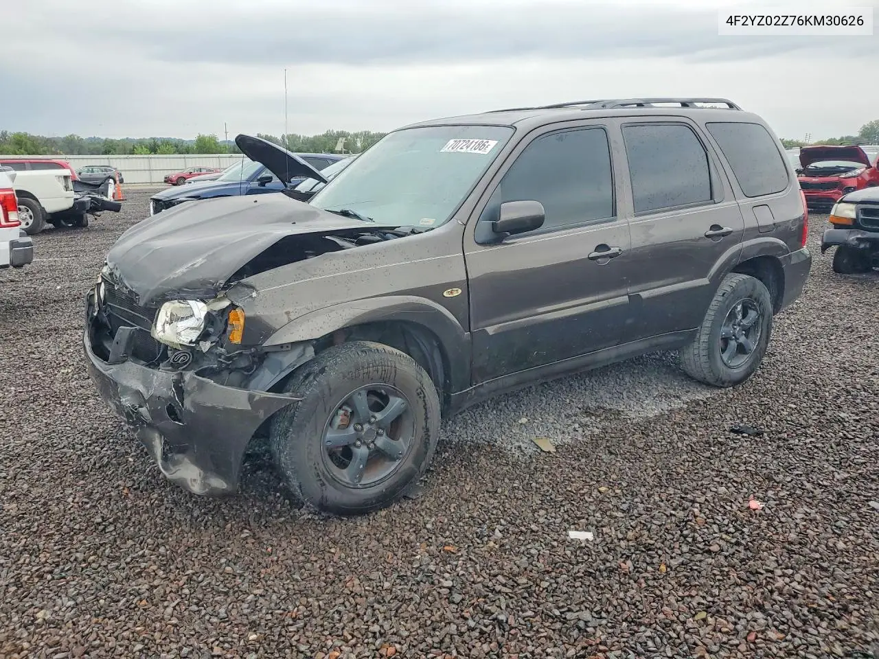 MAZDA TRIBUTE 2006, VIN 4F2YZ02Z76KM30626