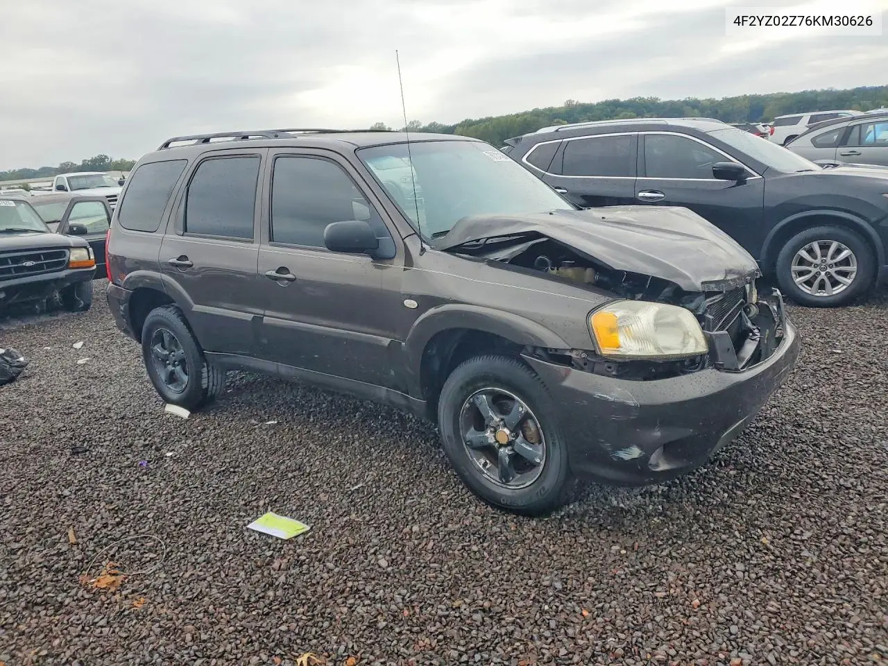 2006 MAZDA TRIBUTE VIN 4F2YZ02Z76KM30626 — фото 4