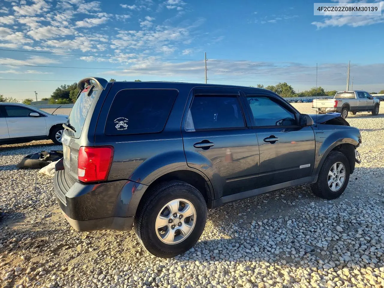 2008 MAZDA TRIBUTE VIN 4F2CZ02Z08KM30139 — фото 3