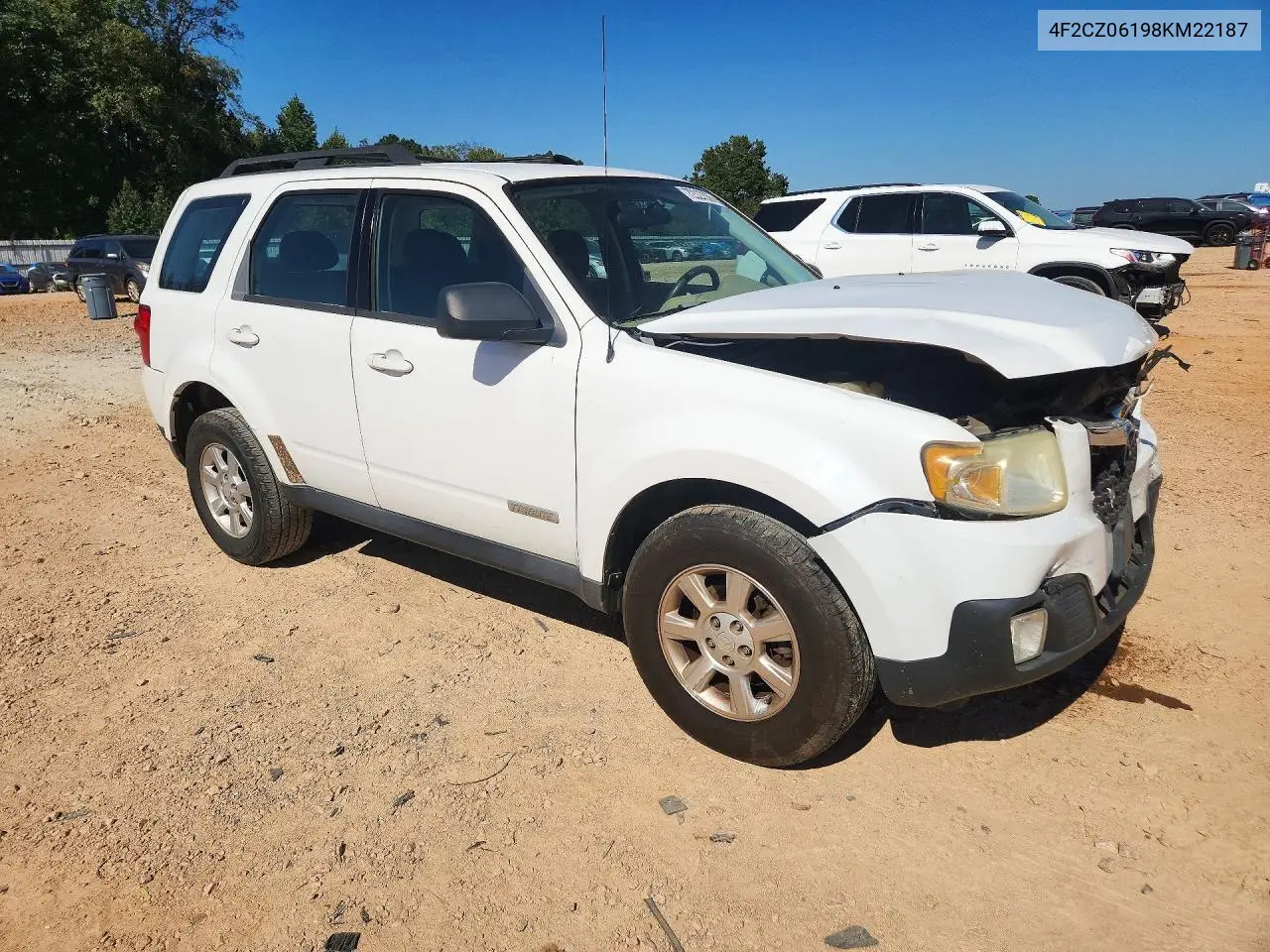 2008 MAZDA TRIBUTE VIN 4F2CZ06198KM22187 — фото 4