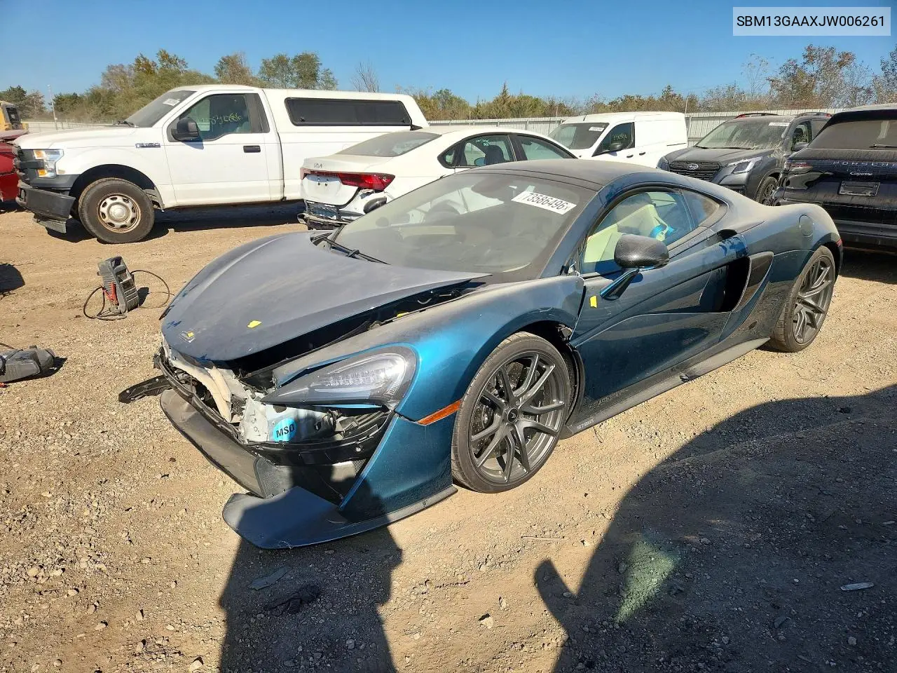 MCLAREN 570GT 2018, VIN SBM13GAAXJW006261