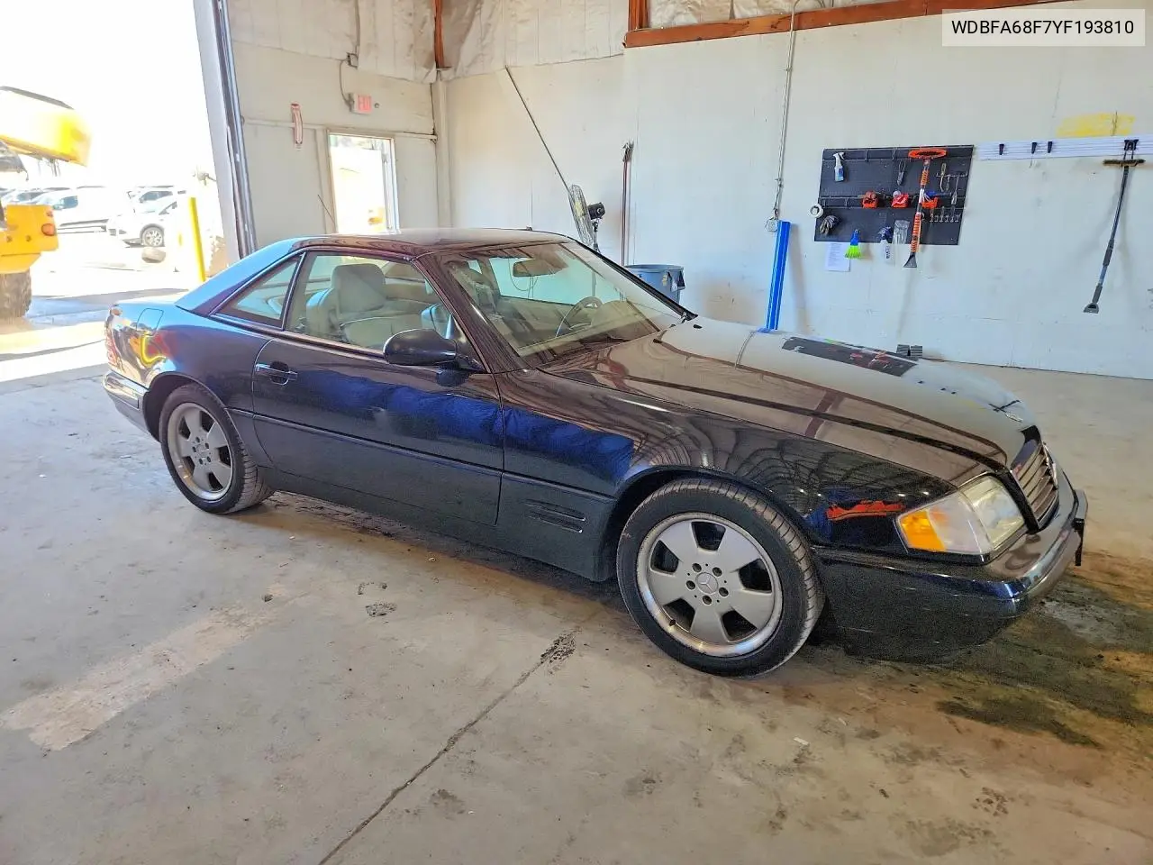 2000 MERCEDES SL-KLASSE VIN WDBFA68F7YF193810 — фото 4
