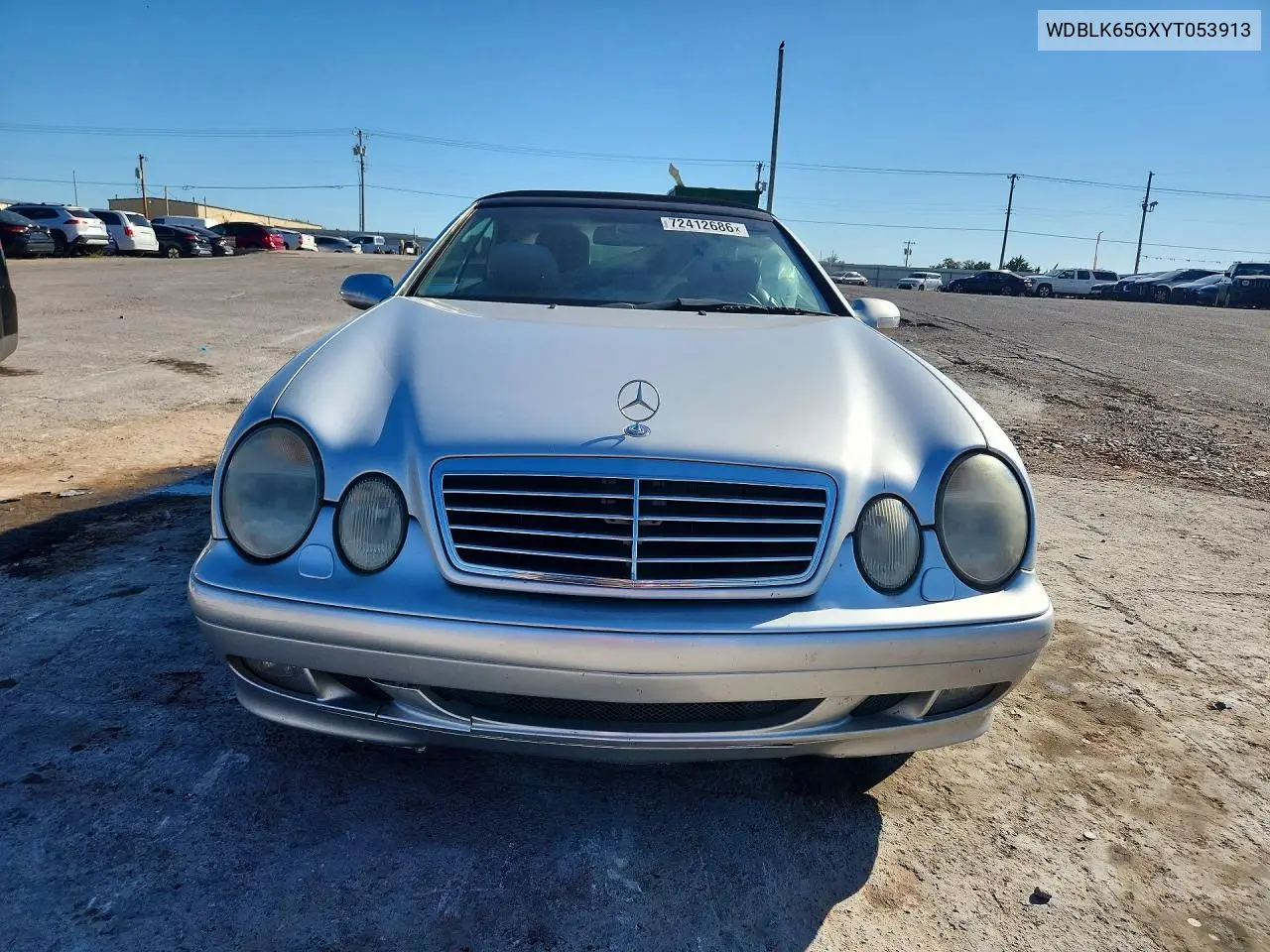 2000 MERCEDES CLK-KLASSE VIN WDBLK65GXYT053913 — фото 5