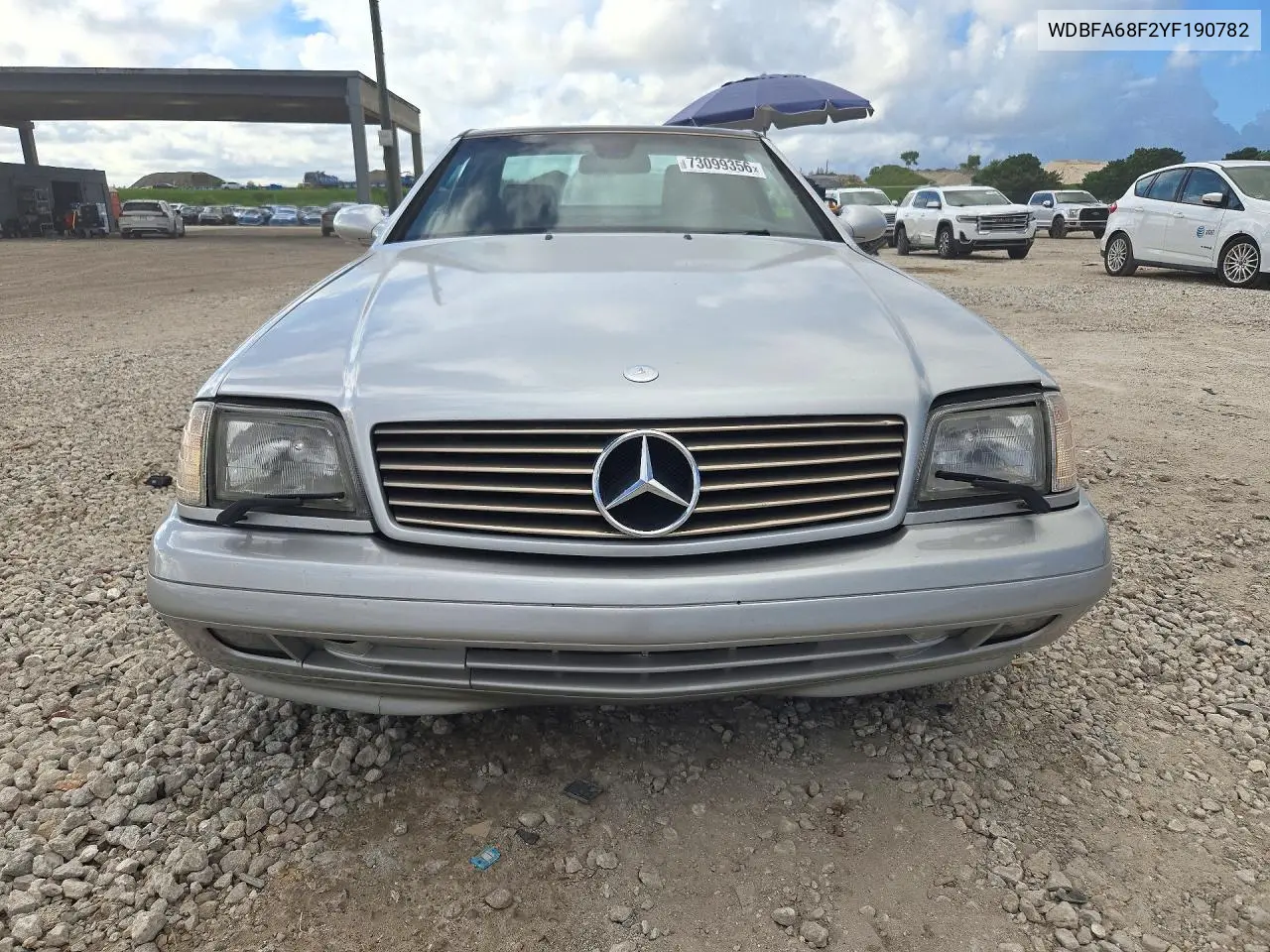 2000 MERCEDES SL-KLASSE VIN WDBFA68F2YF190782 — фото 5