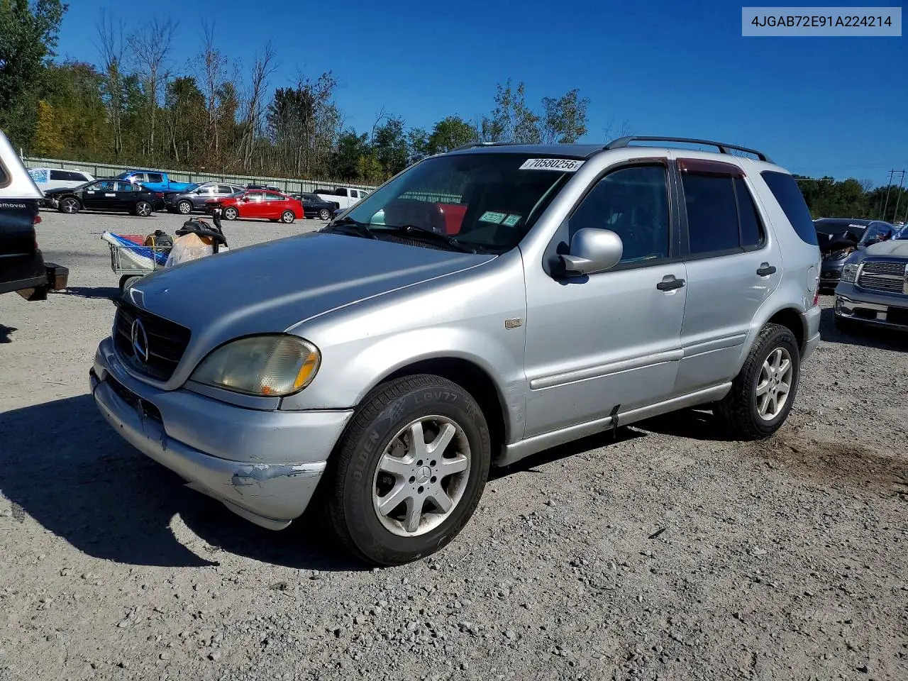 MERCEDES M-KLASSE 2001, VIN 4JGAB72E91A224214