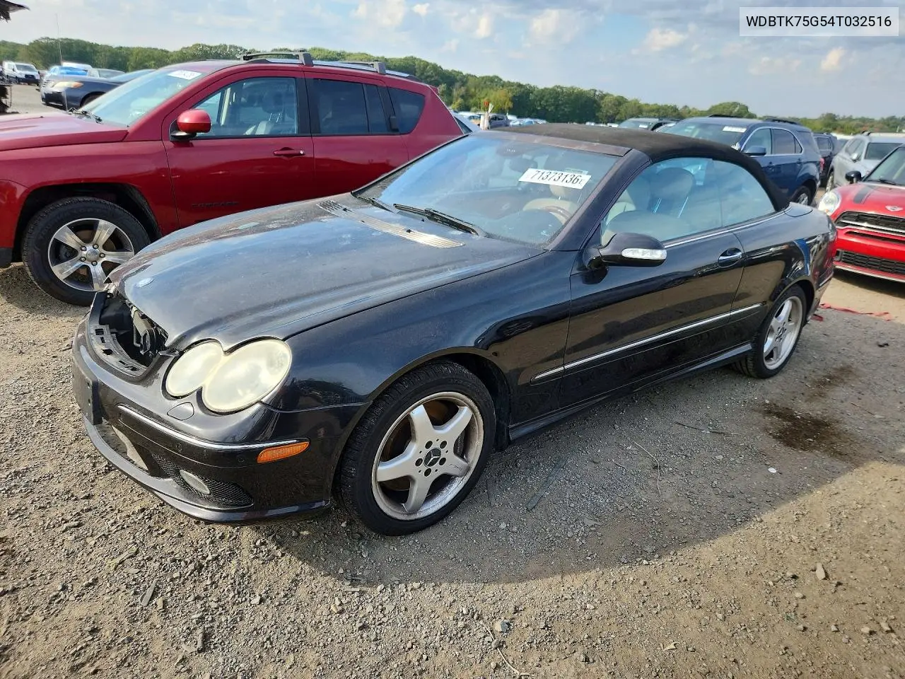 MERCEDES CLK-KLASSE 2004, VIN WDBTK75G54T032516