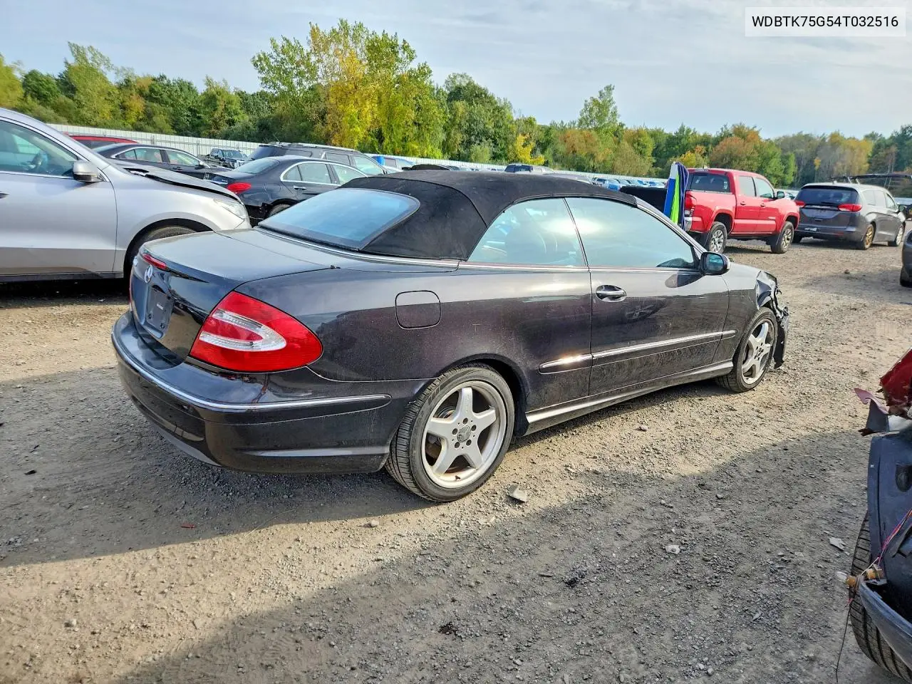 2004 MERCEDES CLK-KLASSE VIN WDBTK75G54T032516 — фото 3