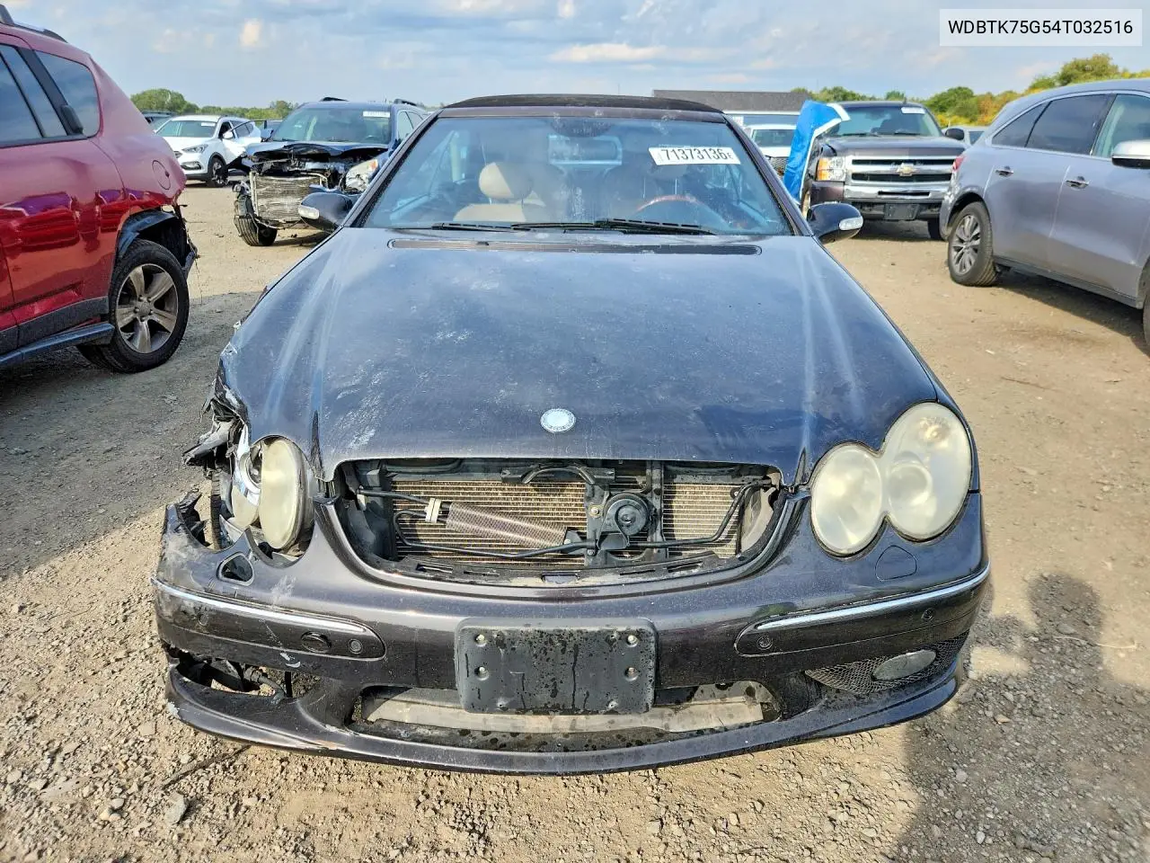 2004 MERCEDES CLK-KLASSE VIN WDBTK75G54T032516 — фото 5
