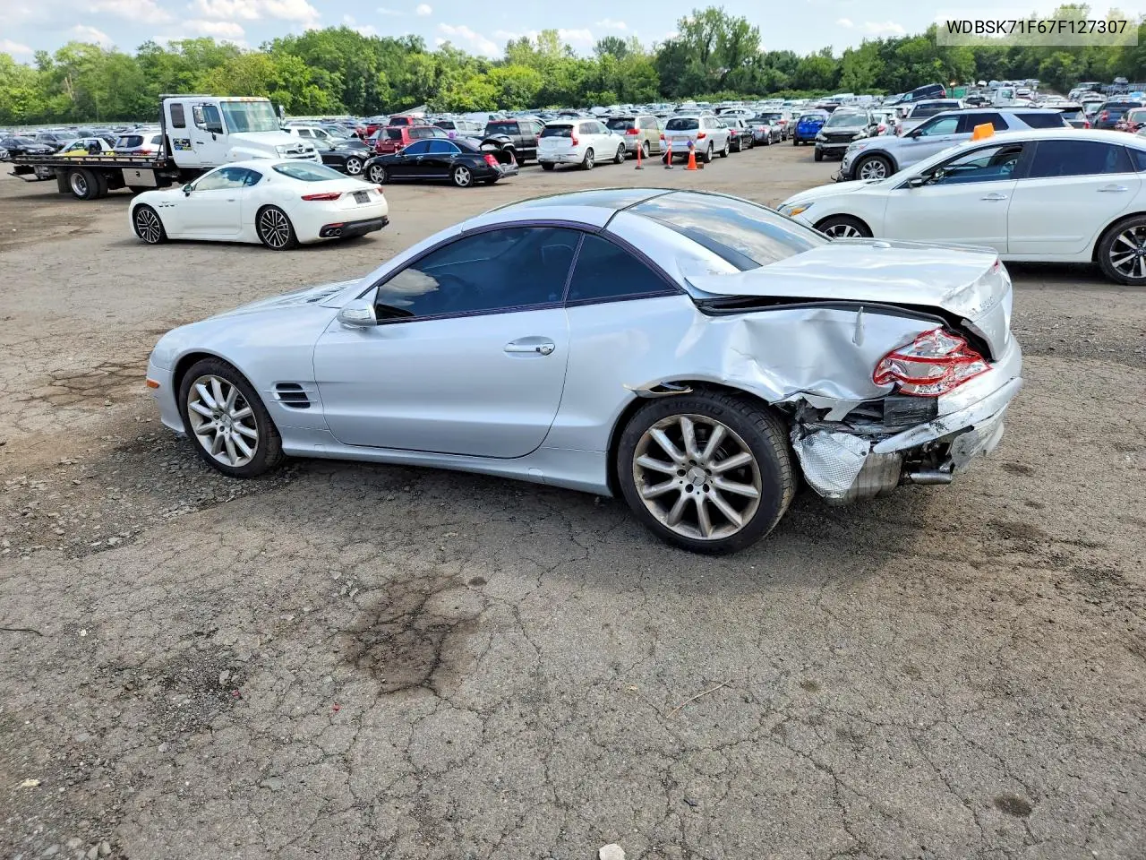 2007 MERCEDES SL-KLASSE VIN WDBSK71F67F127307 — фото 2