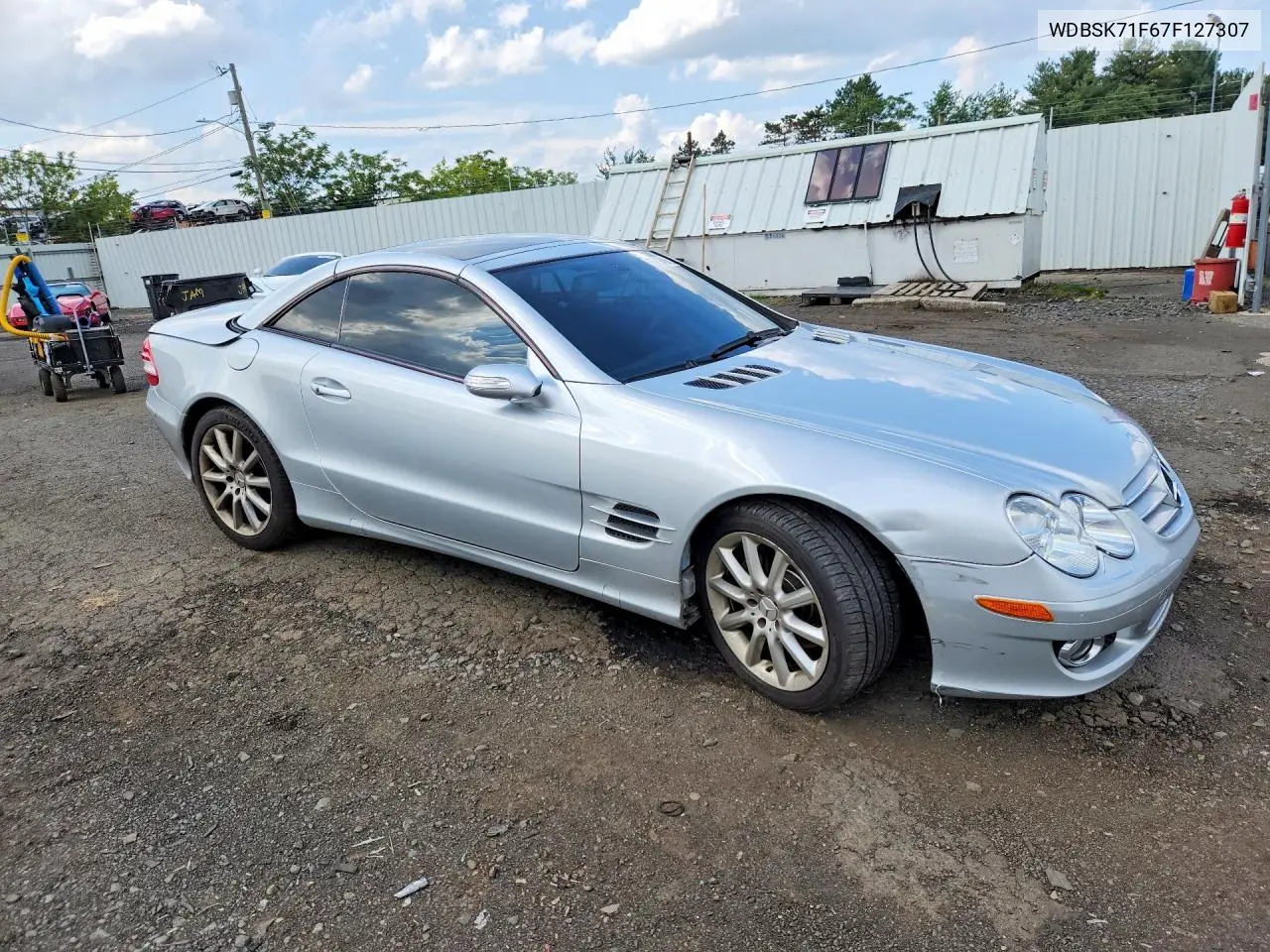 2007 MERCEDES SL-KLASSE VIN WDBSK71F67F127307 — фото 4