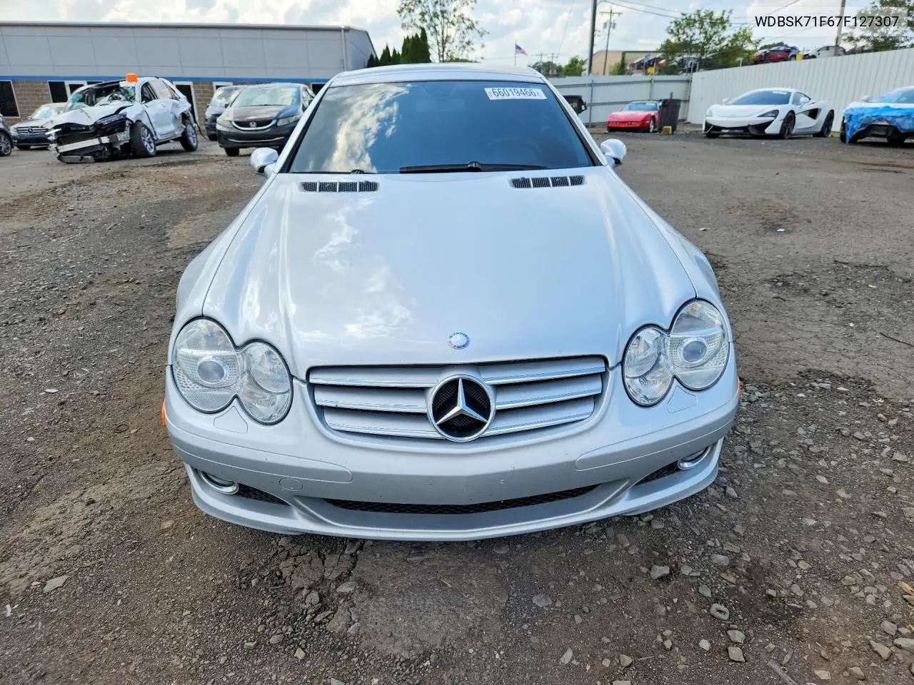 2007 MERCEDES SL-KLASSE VIN WDBSK71F67F127307 — фото 5