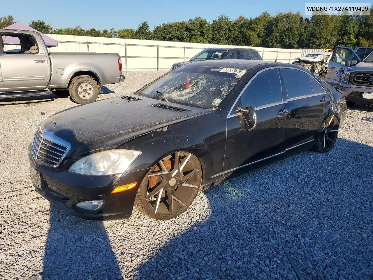 MERCEDES S-KLASSE 2007, VIN WDDNG71X27A119409