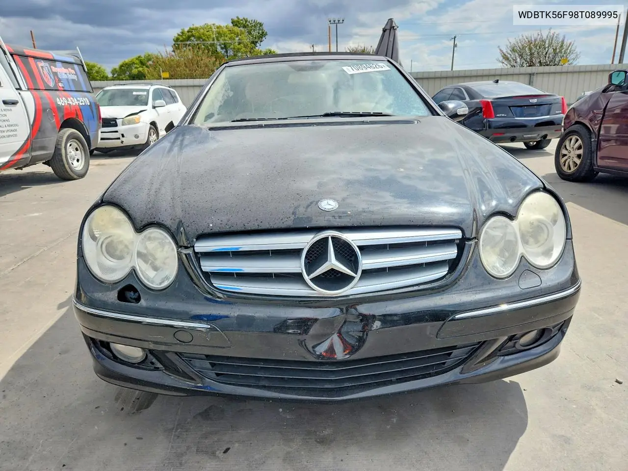 2008 MERCEDES CLK-KLASSE VIN WDBTK56F98T089995 — фото 5