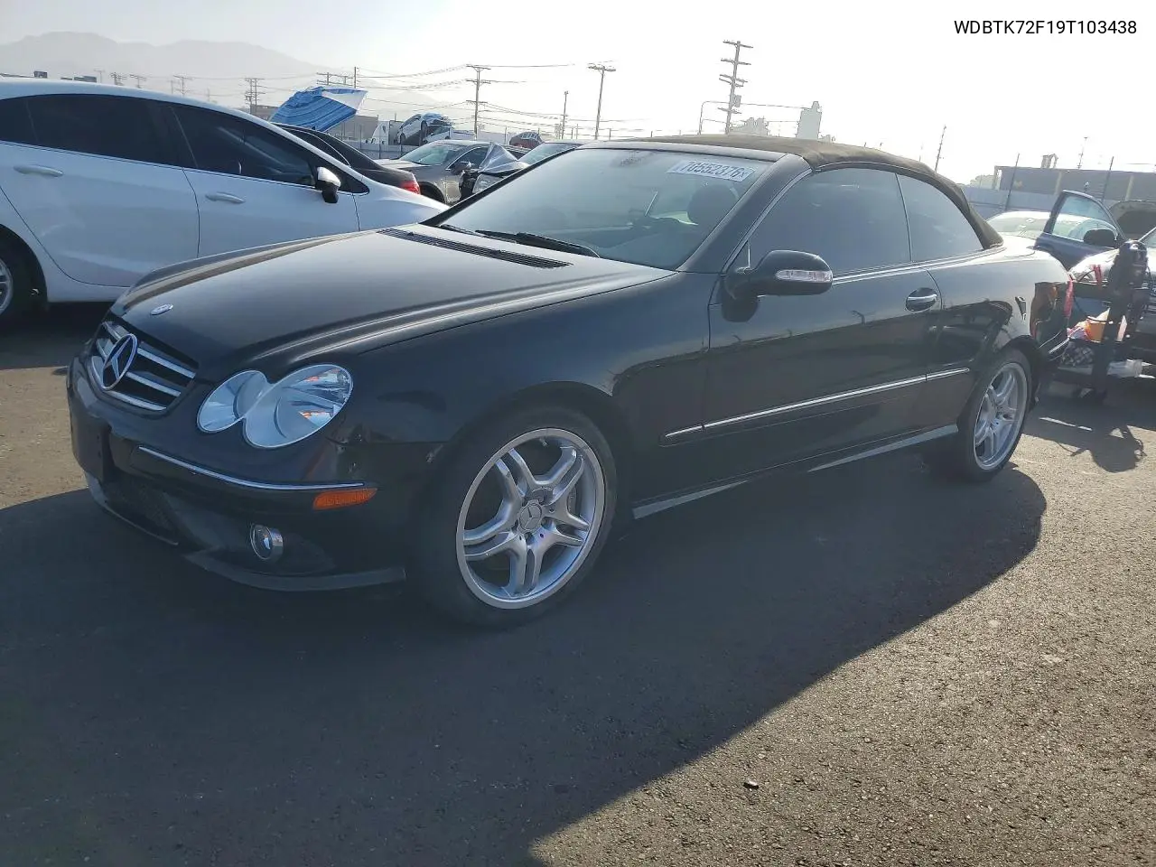 MERCEDES CLK-KLASSE 2009, VIN WDBTK72F19T103438