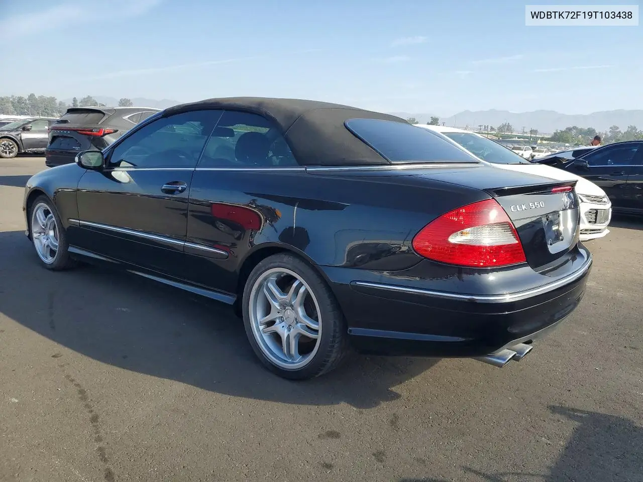 2009 MERCEDES CLK-KLASSE VIN WDBTK72F19T103438 — фото 2