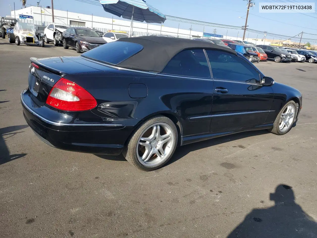 2009 MERCEDES CLK-KLASSE VIN WDBTK72F19T103438 — фото 3