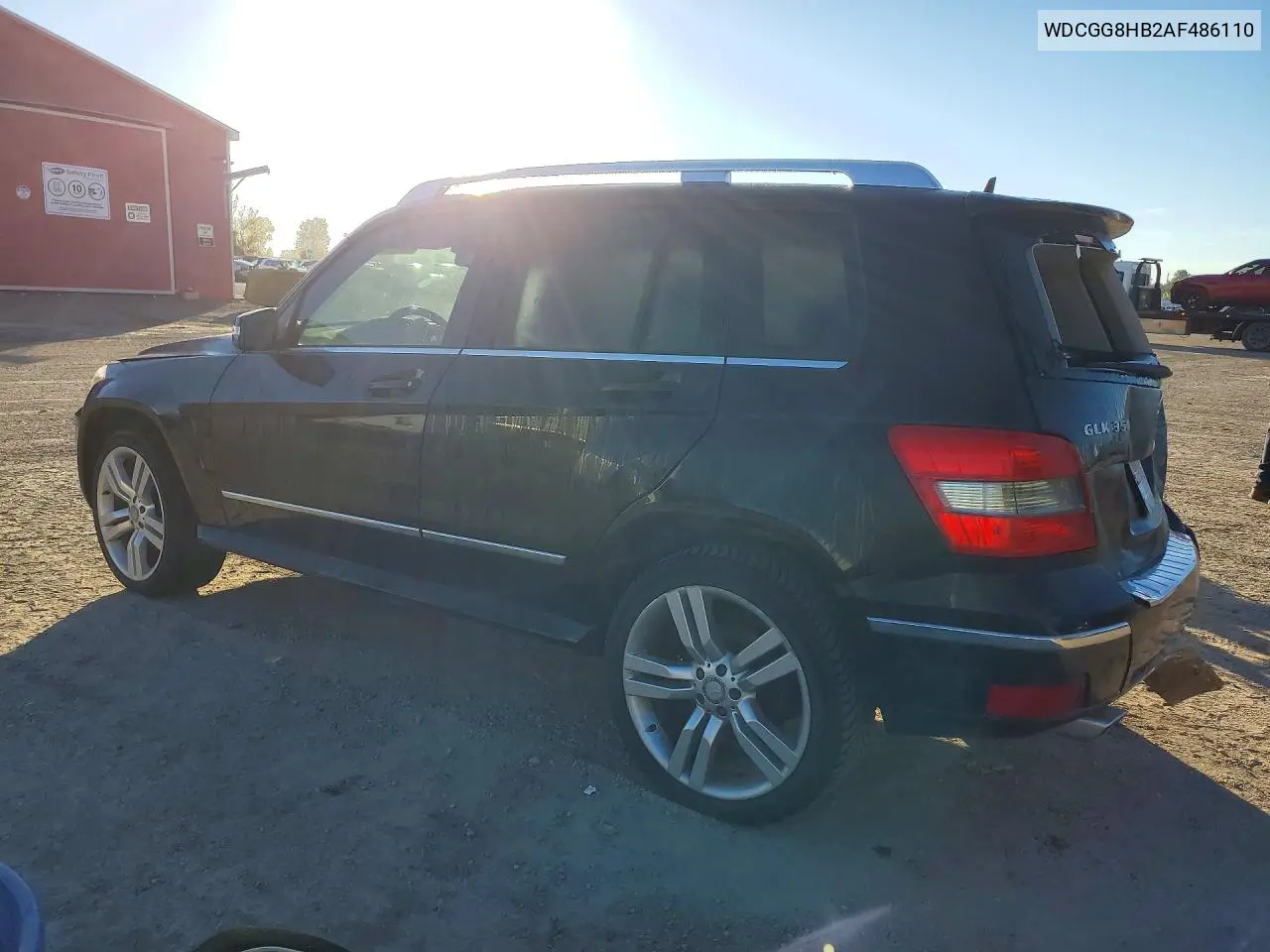 2010 MERCEDES GLK-KLASSE VIN WDCGG8HB2AF486110 — фото 2