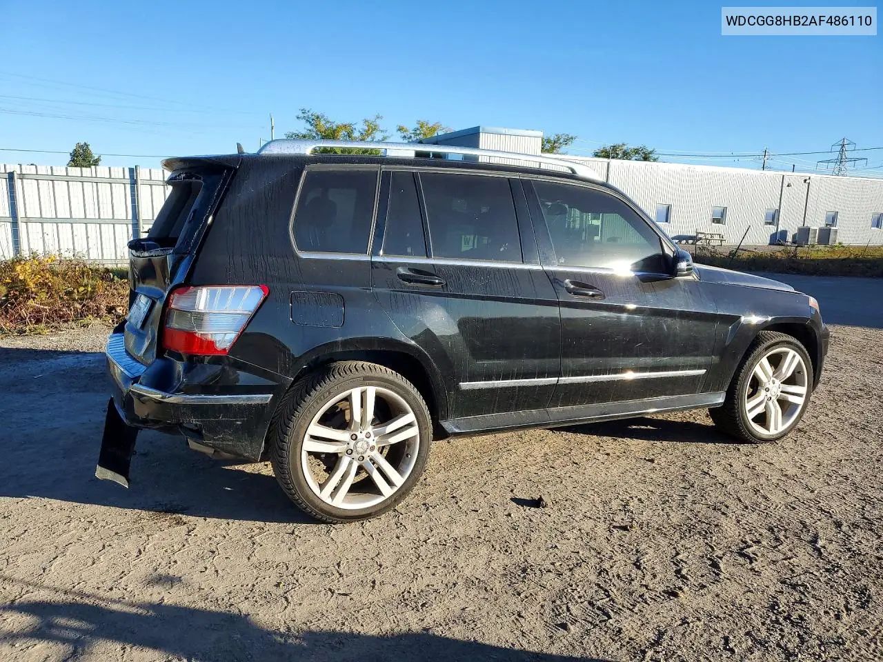 2010 MERCEDES GLK-KLASSE VIN WDCGG8HB2AF486110 — фото 3
