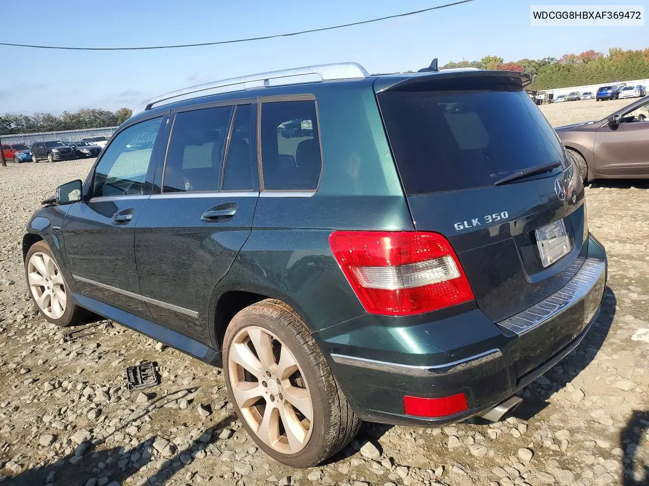 2010 MERCEDES GLK-KLASSE VIN WDCGG8HBXAF369472 — фото 2