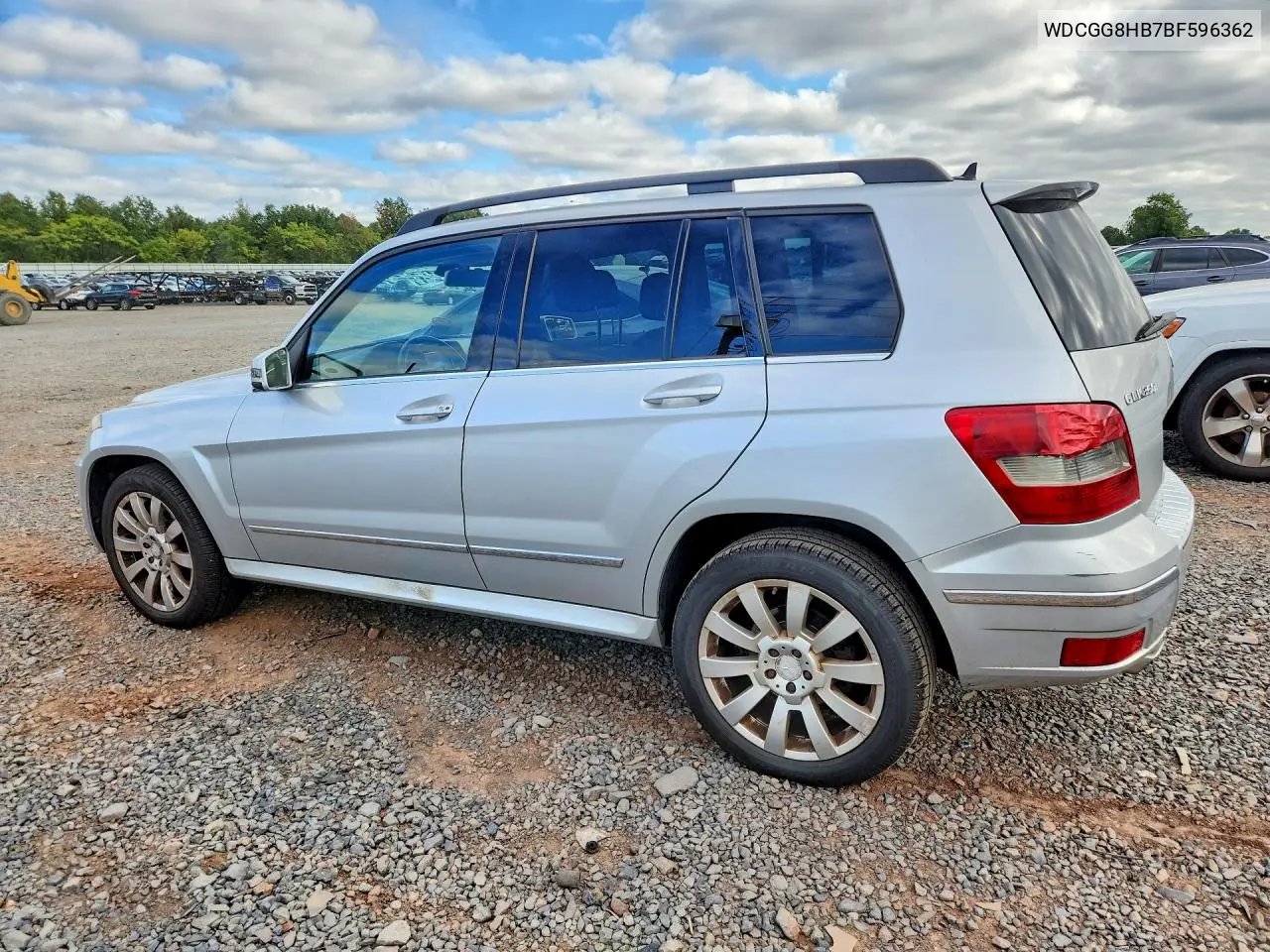 2011 MERCEDES GLK-KLASSE VIN WDCGG8HB7BF596362 — фото 2