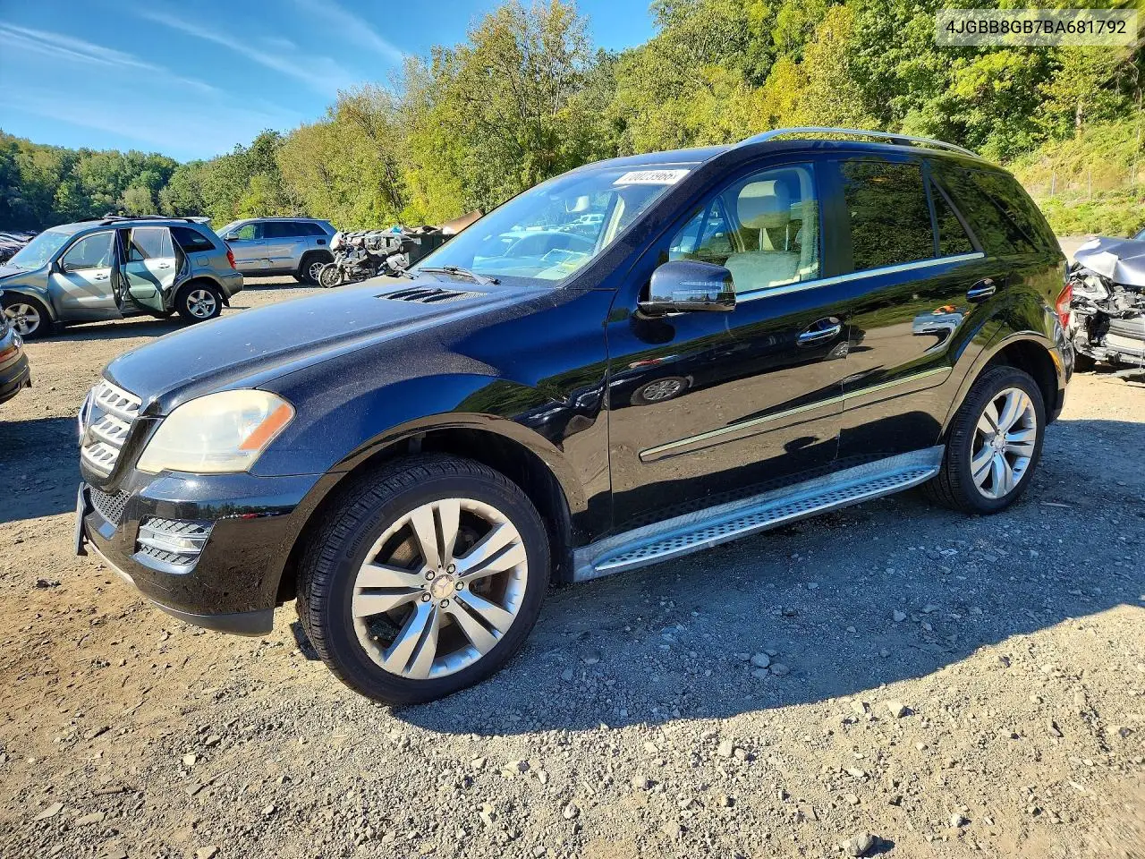MERCEDES M-KLASSE 2011, VIN 4JGBB8GB7BA681792