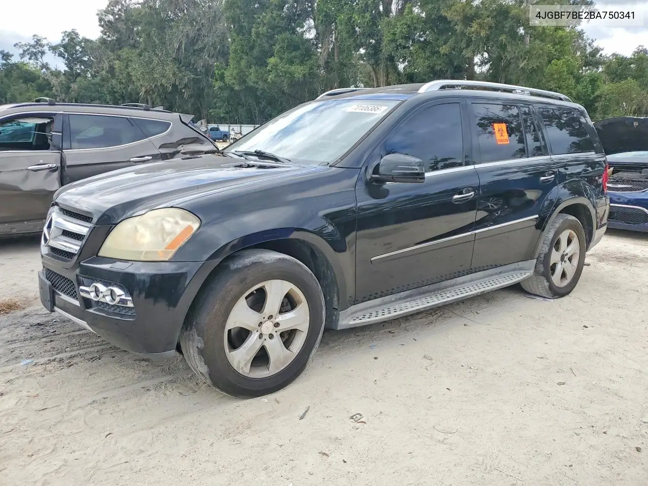 MERCEDES GL-KLASSE 2011, VIN 4JGBF7BE2BA750341