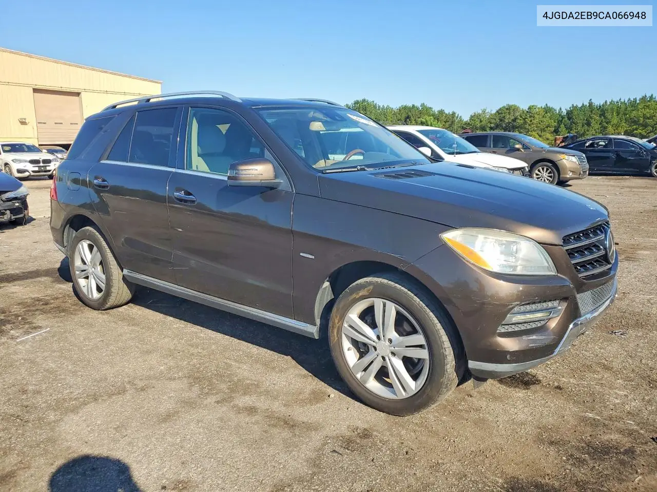 2012 MERCEDES M-KLASSE VIN 4JGDA2EB9CA066948 — фото 4