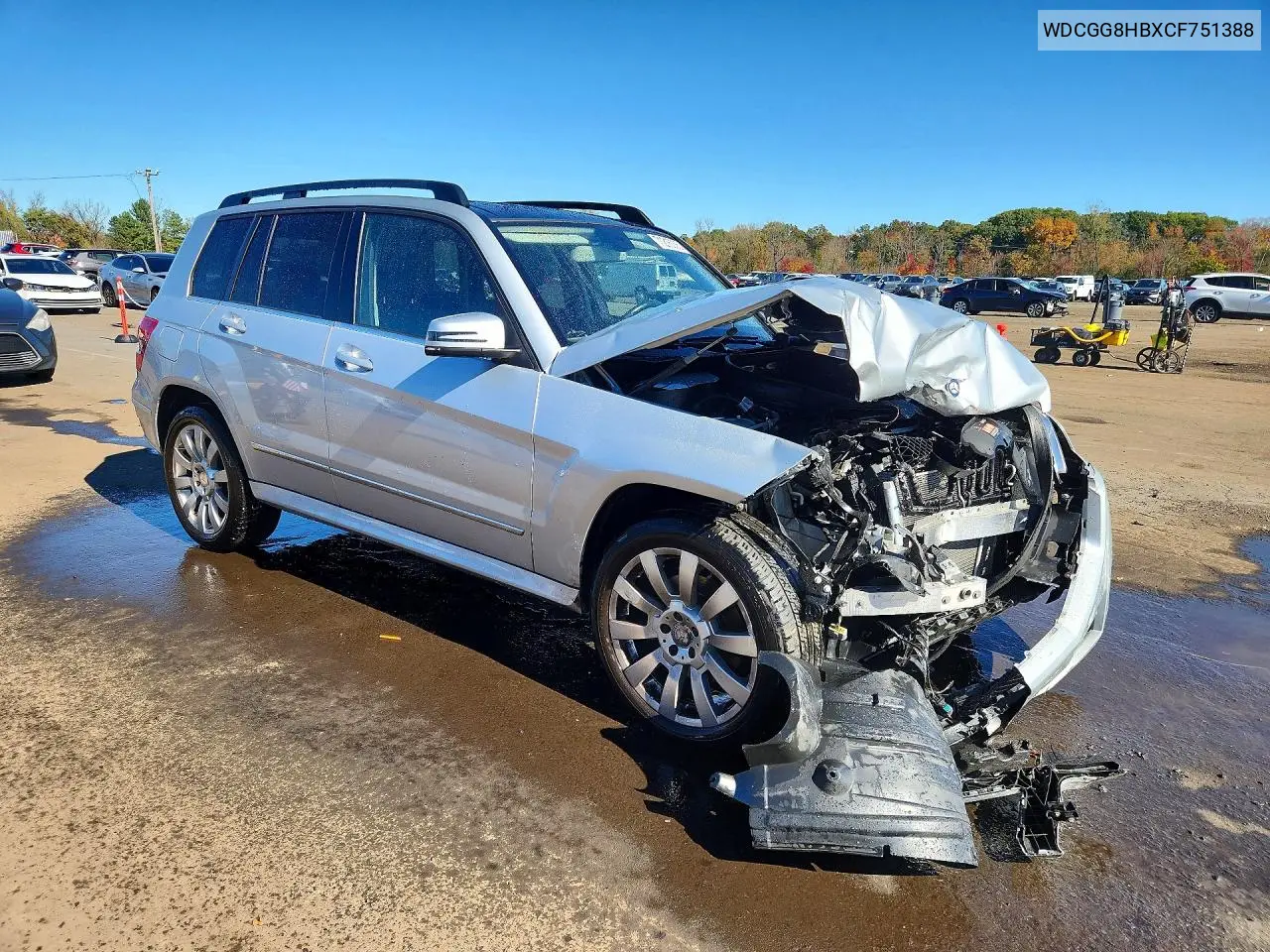 2012 MERCEDES GLK-KLASSE VIN WDCGG8HBXCF751388 — фото 4