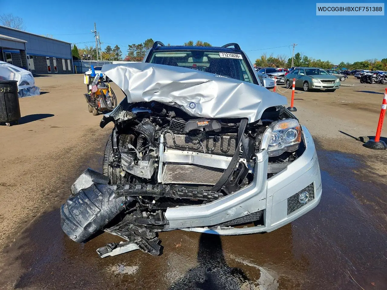 2012 MERCEDES GLK-KLASSE VIN WDCGG8HBXCF751388 — фото 5
