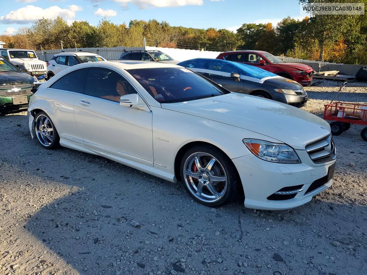 2012 MERCEDES CL-KLASSE VIN WDDEJ9EB7CA030148 — фото 4