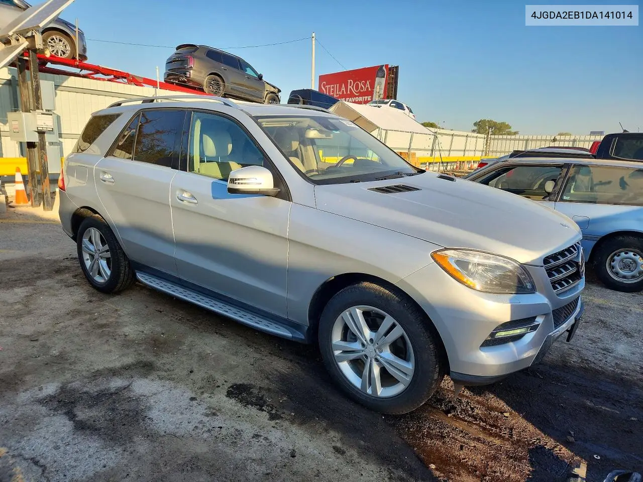 2013 MERCEDES M-KLASSE VIN 4JGDA2EB1DA141014 — фото 4