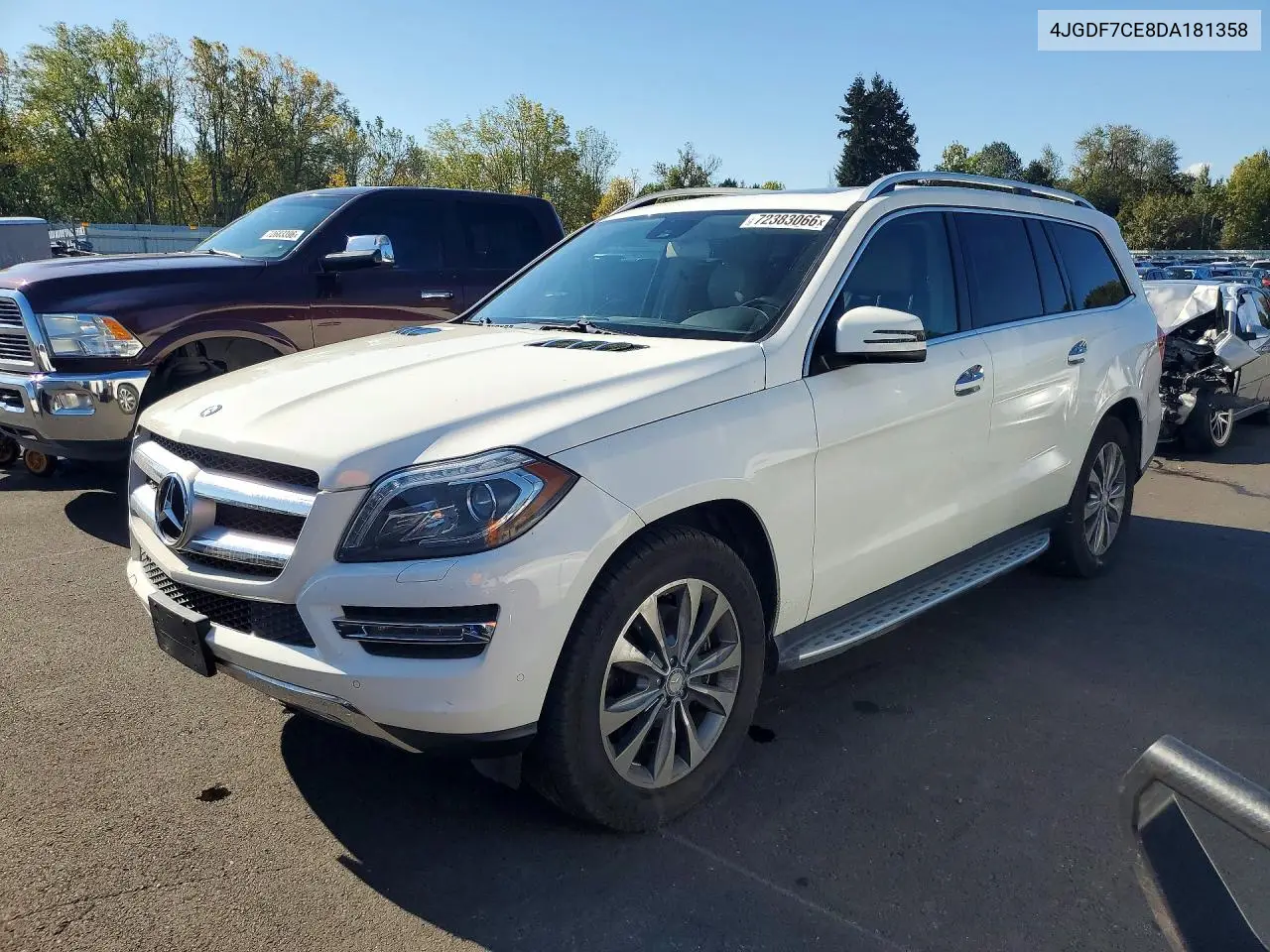 MERCEDES GL-KLASSE 2013, VIN 4JGDF7CE8DA181358