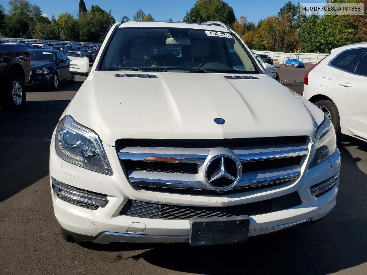 2013 MERCEDES GL-KLASSE VIN 4JGDF7CE8DA181358 — фото 5