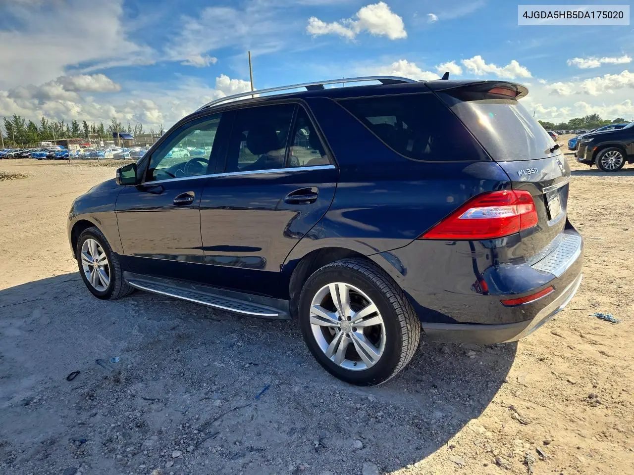 2013 MERCEDES M-KLASSE VIN 4JGDA5HB5DA175020 — фото 2