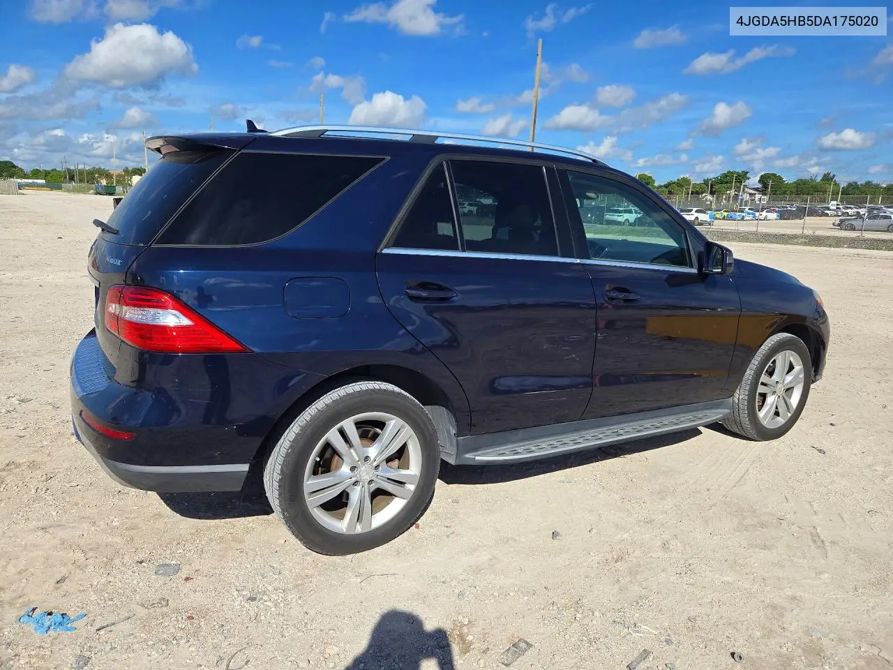 2013 MERCEDES M-KLASSE VIN 4JGDA5HB5DA175020 — фото 3