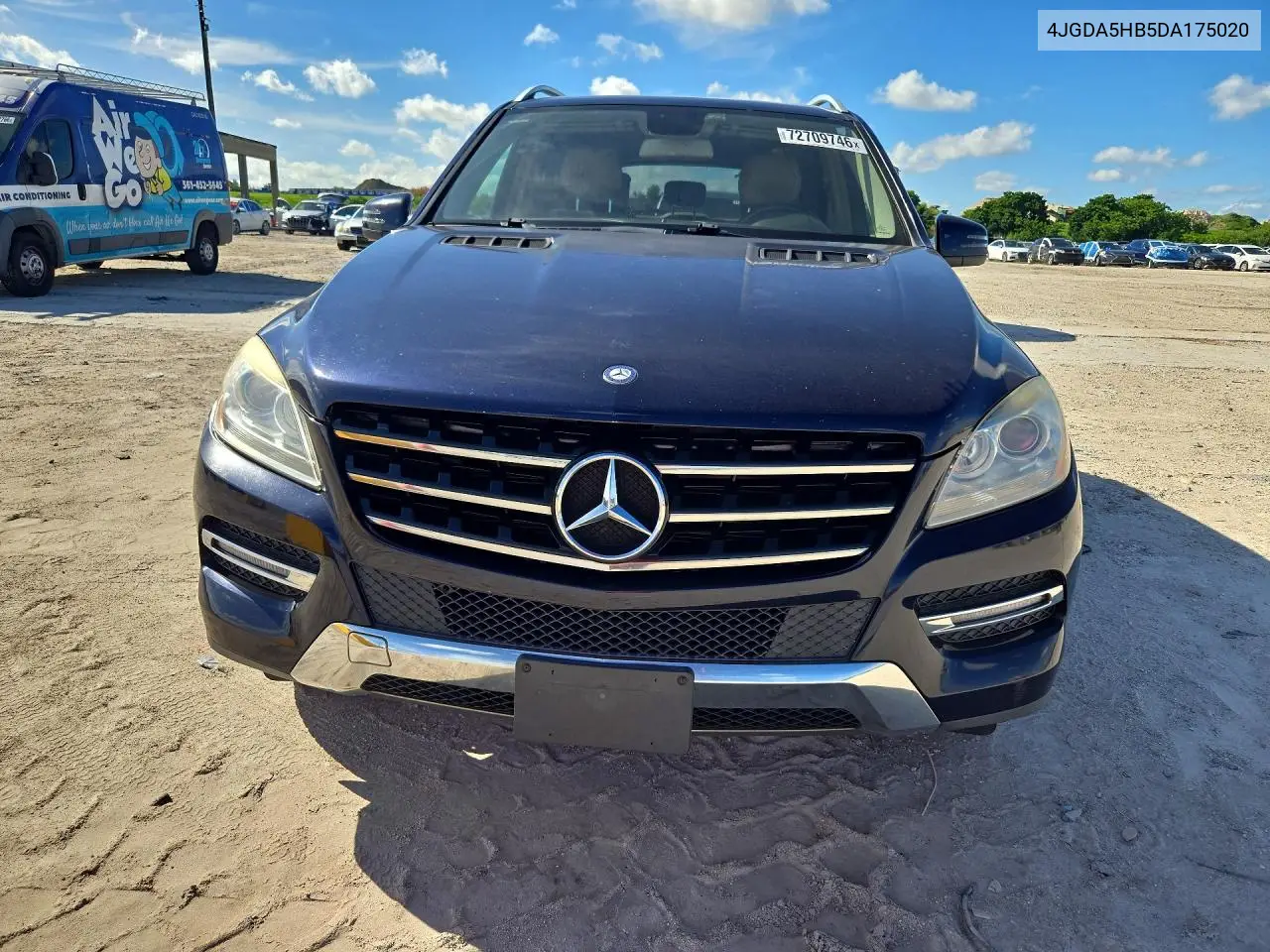 2013 MERCEDES M-KLASSE VIN 4JGDA5HB5DA175020 — фото 5
