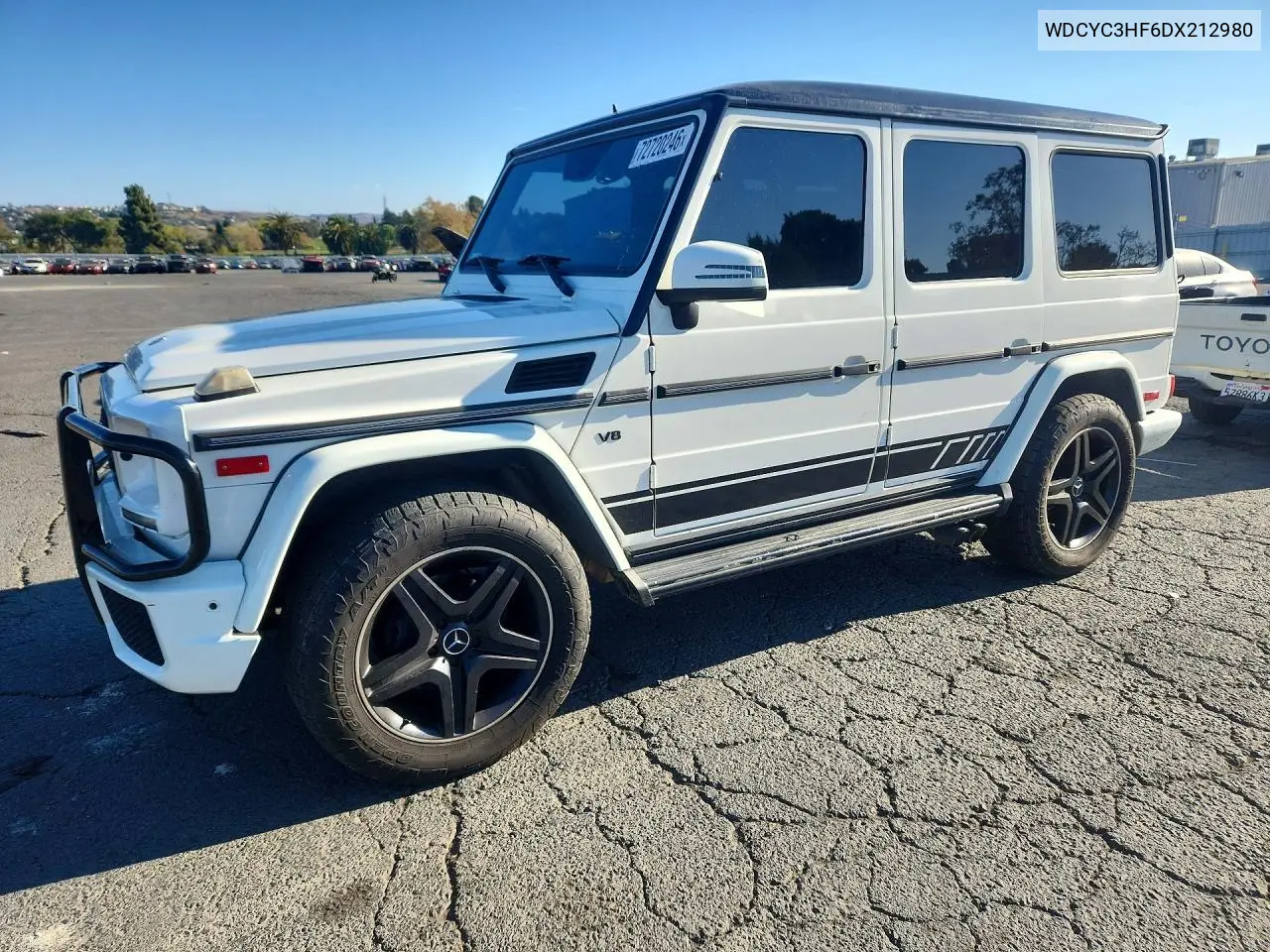 MERCEDES G-KLASSE 2013, VIN WDCYC3HF6DX212980