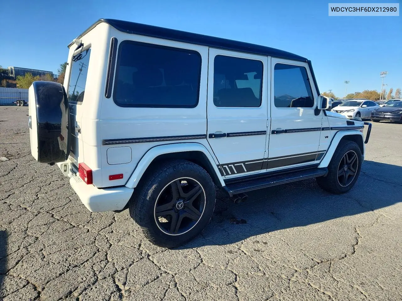 2013 MERCEDES G-KLASSE VIN WDCYC3HF6DX212980 — фото 3