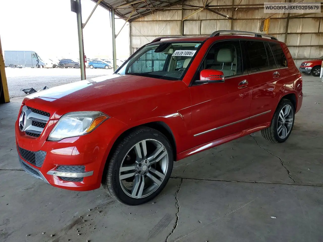 MERCEDES GLK-KLASSE 2014, VIN WDCGG8JBXEG205679