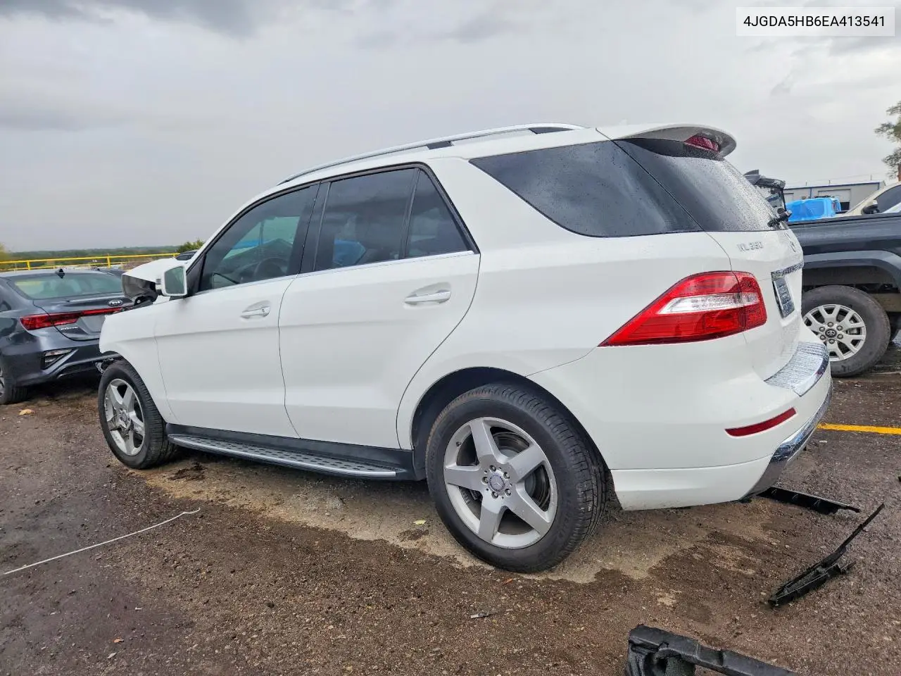 2014 MERCEDES M-KLASSE VIN 4JGDA5HB6EA413541 — фото 2
