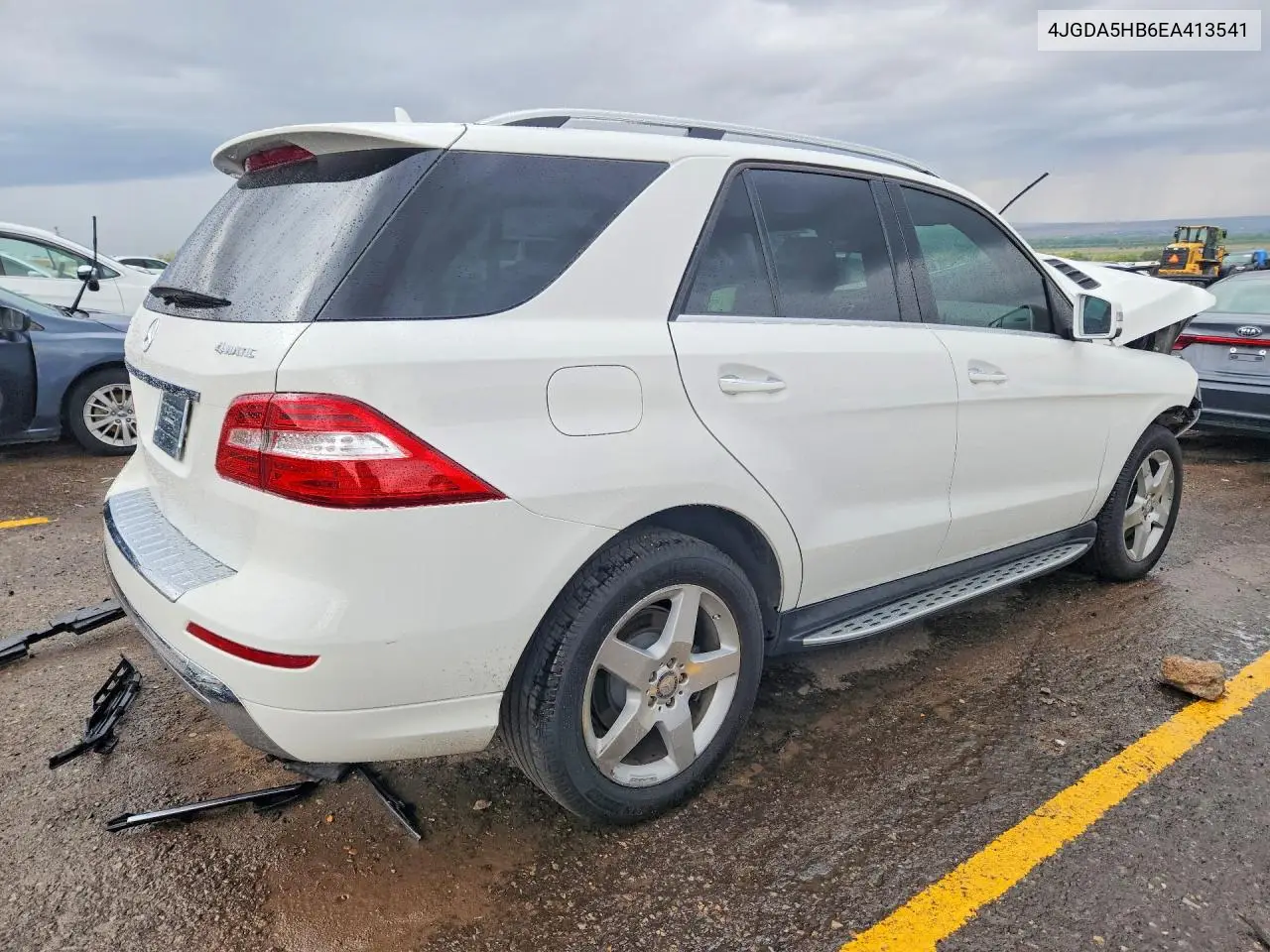 2014 MERCEDES M-KLASSE VIN 4JGDA5HB6EA413541 — фото 3
