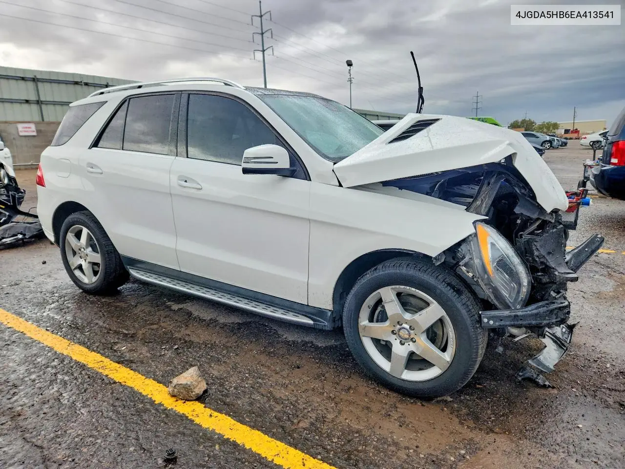 2014 MERCEDES M-KLASSE VIN 4JGDA5HB6EA413541 — фото 4