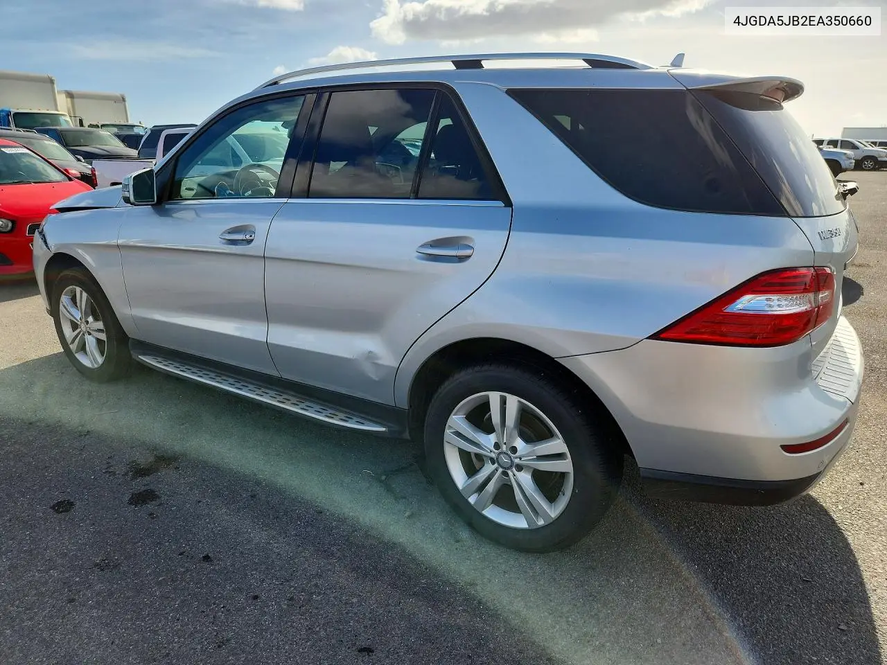 2014 MERCEDES M-KLASSE VIN 4JGDA5JB2EA350660 — фото 2