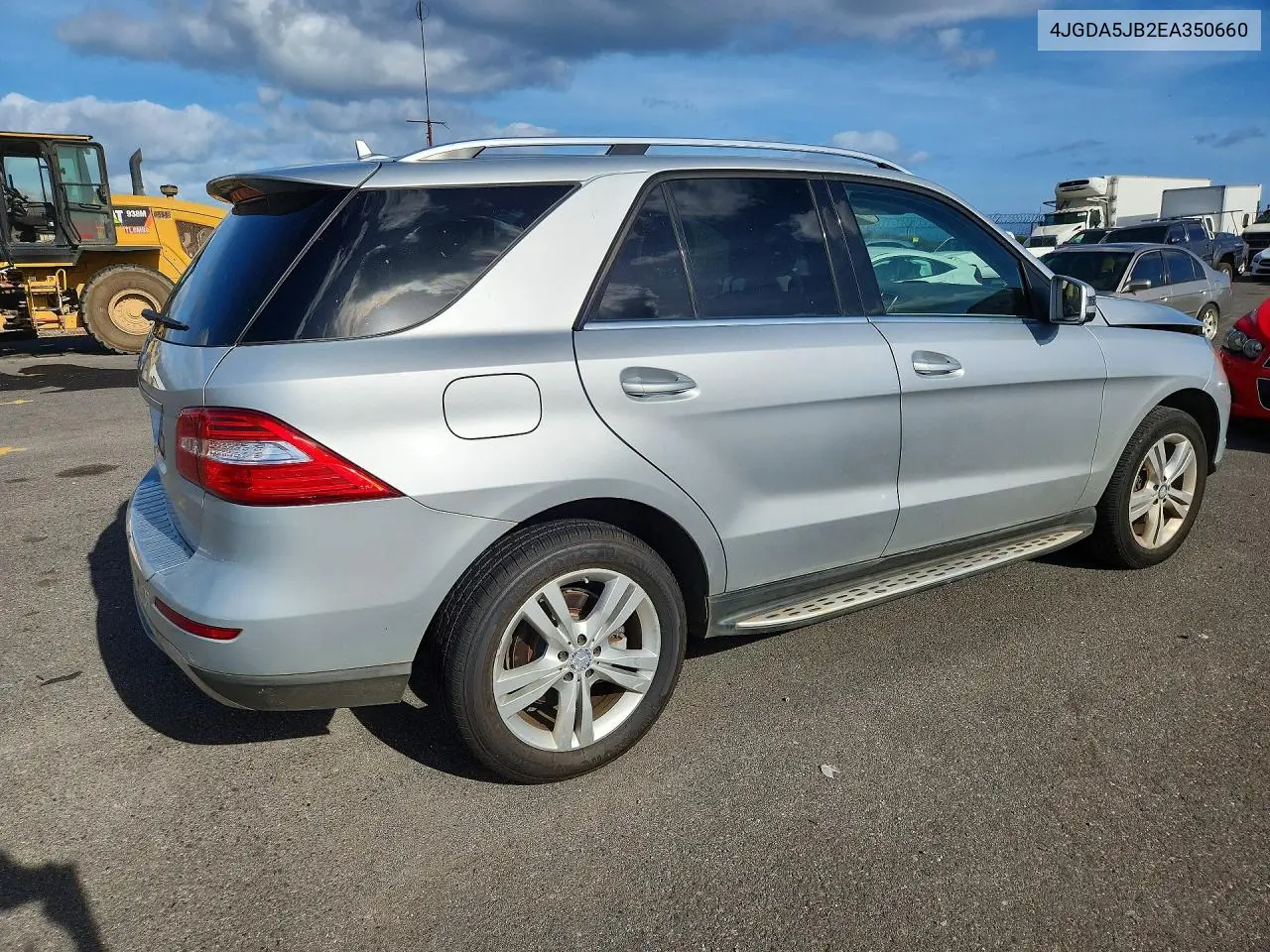 2014 MERCEDES M-KLASSE VIN 4JGDA5JB2EA350660 — фото 3