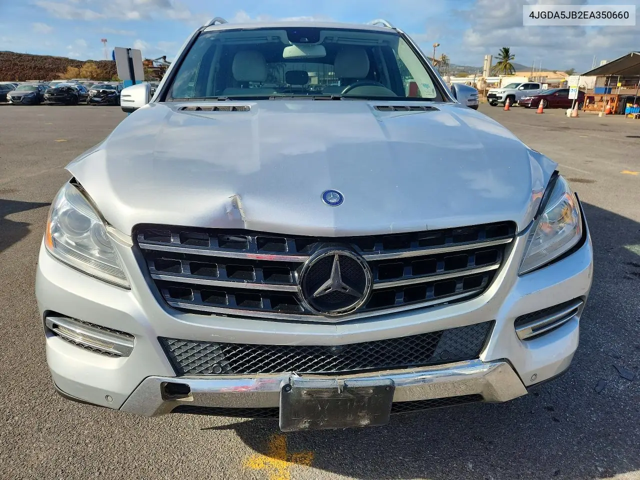 2014 MERCEDES M-KLASSE VIN 4JGDA5JB2EA350660 — фото 5