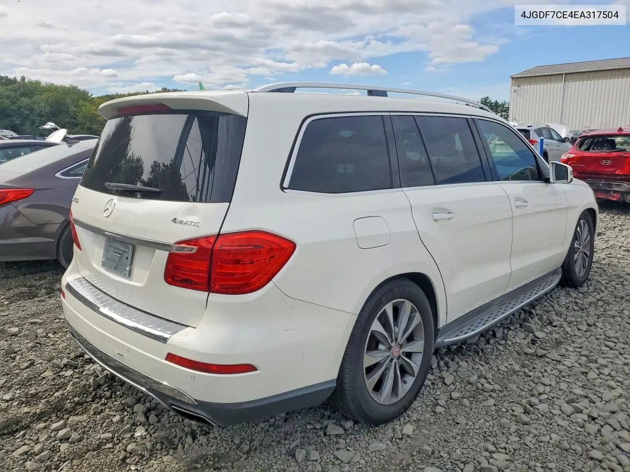 2014 MERCEDES GL-KLASSE VIN 4JGDF7CE4EA317504 — фото 3