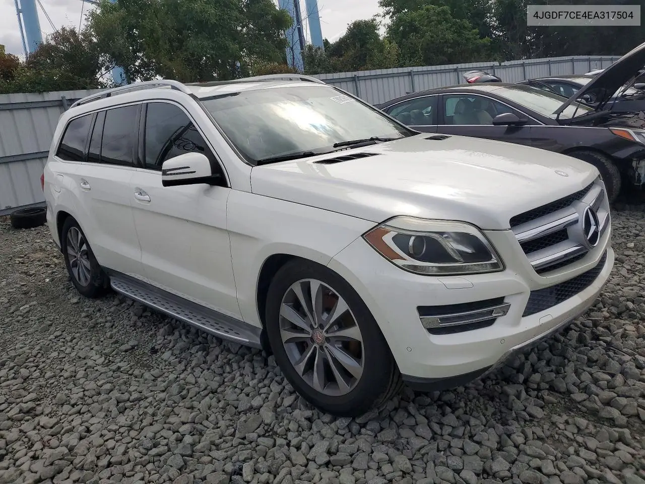 2014 MERCEDES GL-KLASSE VIN 4JGDF7CE4EA317504 — фото 4